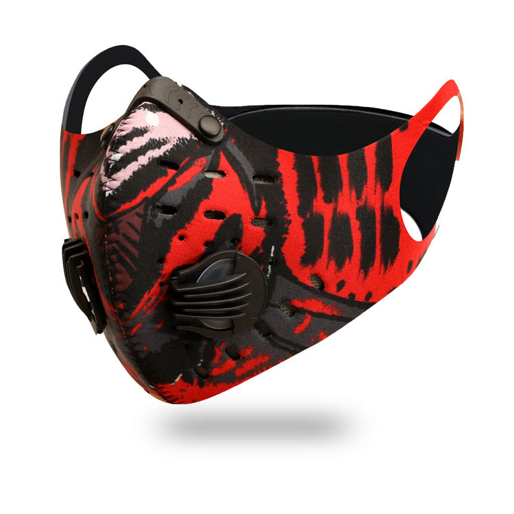 Windproof Dustproof Cycling Face Mask Unisex Bicycle Equipment Warm Running Breathable Activated Carbon Outdoor Sports Face Mask