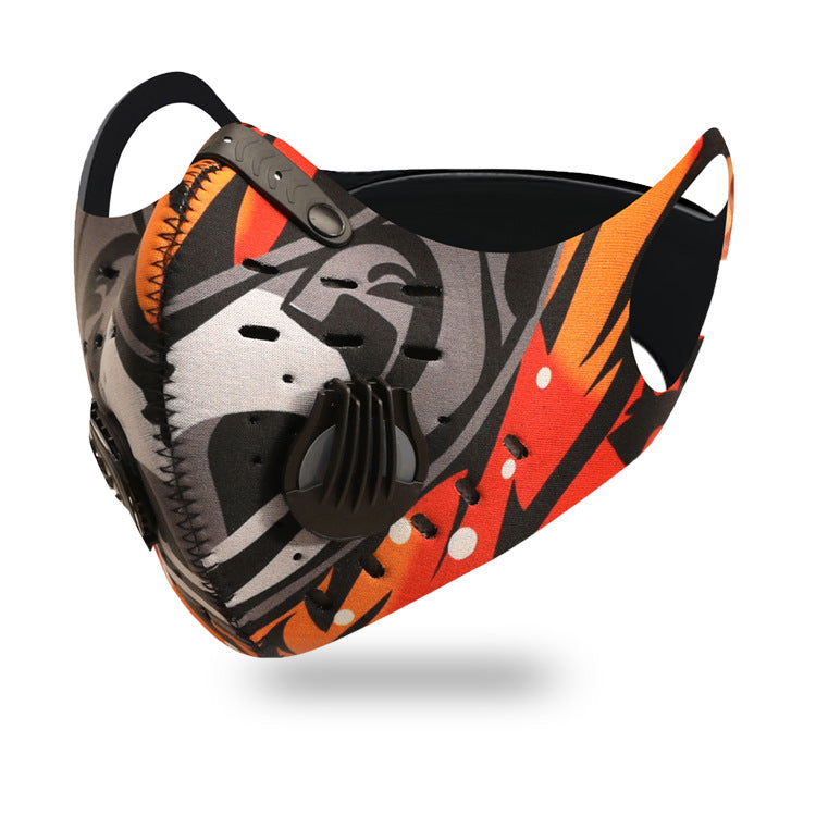Windproof Dustproof Cycling Face Mask Unisex Bicycle Equipment Warm Running Breathable Activated Carbon Outdoor Sports Face Mask