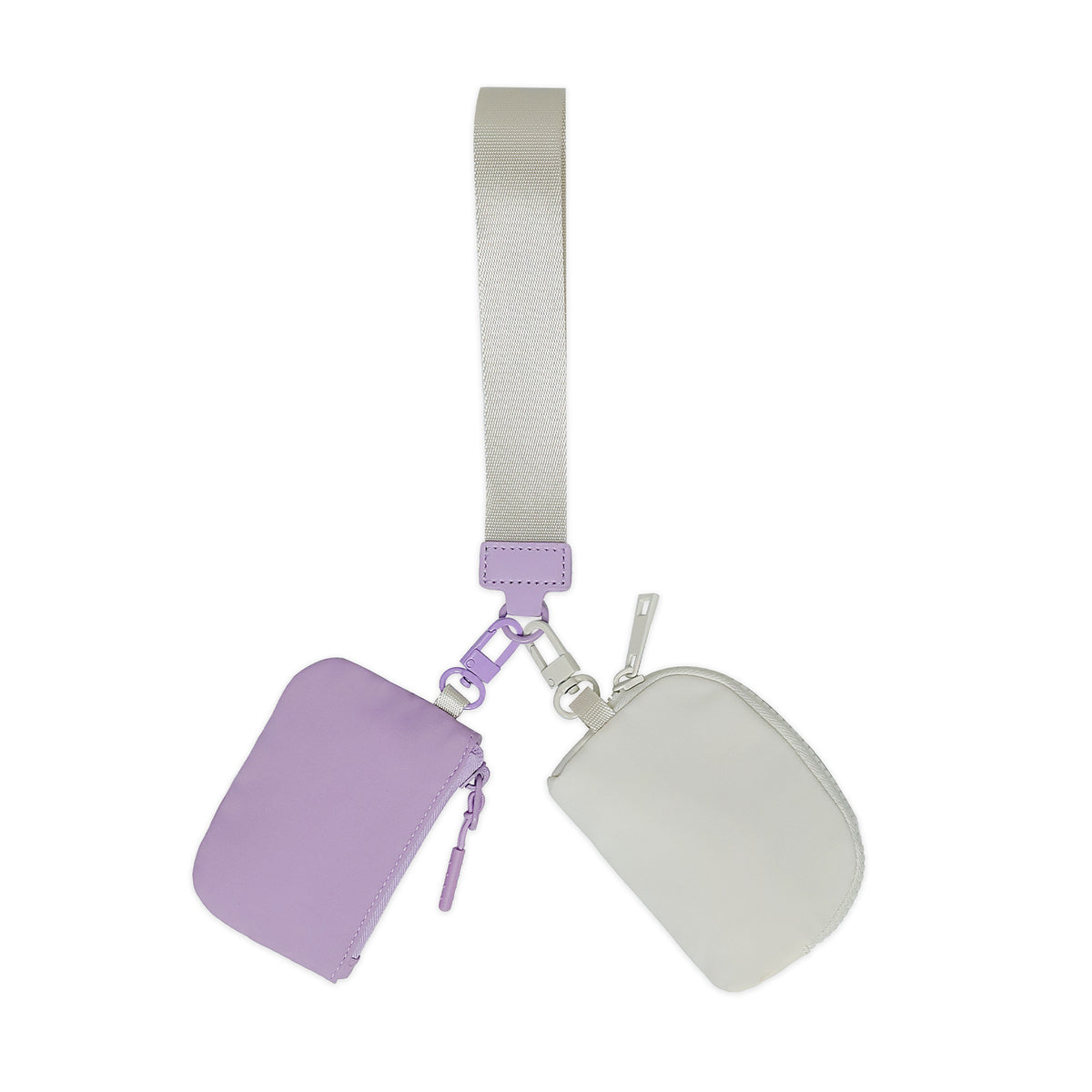 2025 New Lulu Same Style Wrist Bag Portable Lulu Card Bag Bank Card Mini Coin Cosmetics Bag Small Bag