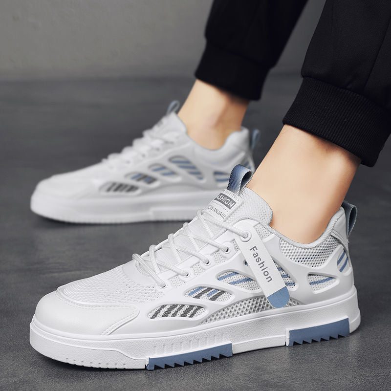 Breathable Mesh Shoes Men's Trendy All-match White Shoes Student Sports Casual Sneakers Trendy Shoes 2025 Summer New