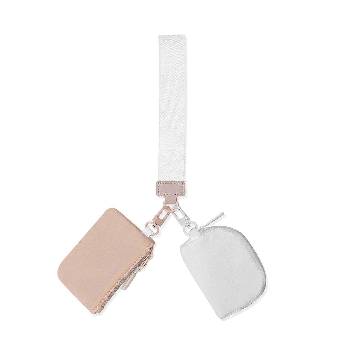 2025 New Lulu Same Style Wrist Bag Portable Lulu Card Bag Bank Card Mini Coin Cosmetics Bag Small Bag