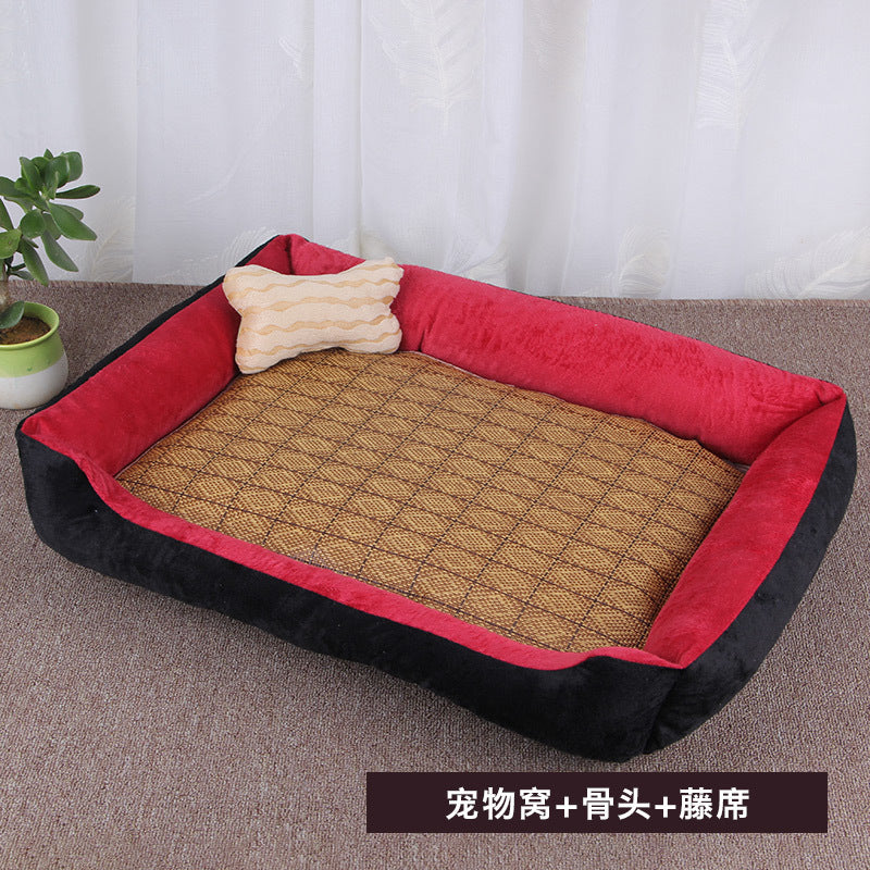 Factory spot dog kennel small, medium and large dog warm dog kennel Net Red pet kennel dog bed dog mat pet supplies wholesale