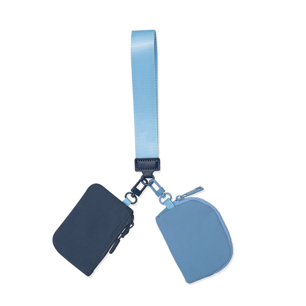 2025 New Lulu Same Style Wrist Bag Portable Lulu Card Bag Bank Card Mini Coin Cosmetics Bag Small Bag
