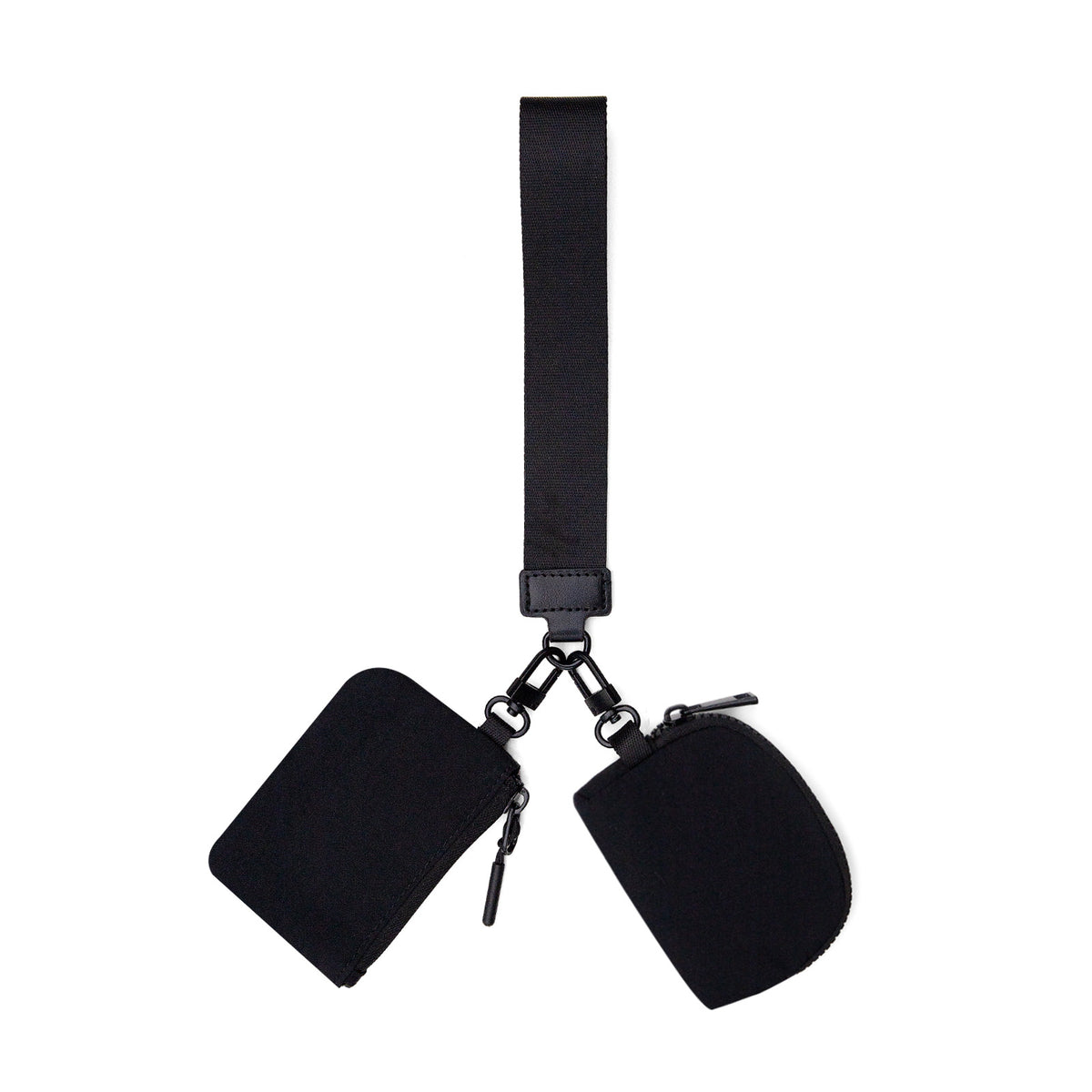 2025 New Lulu Same Style Wrist Bag Portable Lulu Card Bag Bank Card Mini Coin Cosmetics Bag Small Bag