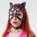 Fun headgear women's supplies sm props binding training mask hollow binding headgear spot wholesale