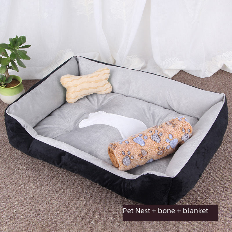 Factory spot dog kennel small, medium and large dog warm dog kennel Net Red pet kennel dog bed dog mat pet supplies wholesale