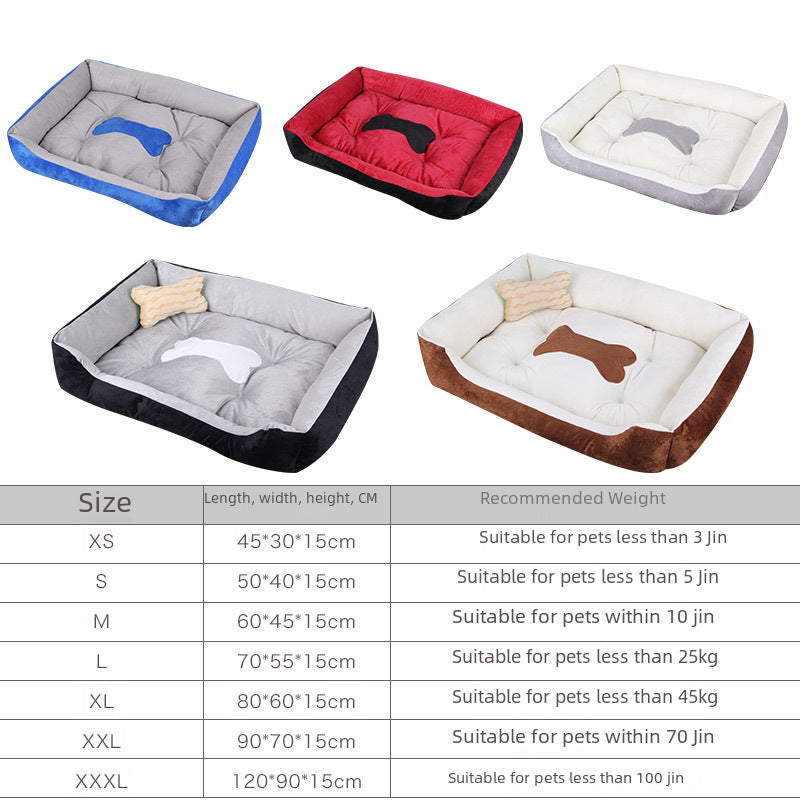 Factory spot dog kennel small, medium and large dog warm dog kennel Net Red pet kennel dog bed dog mat pet supplies wholesale