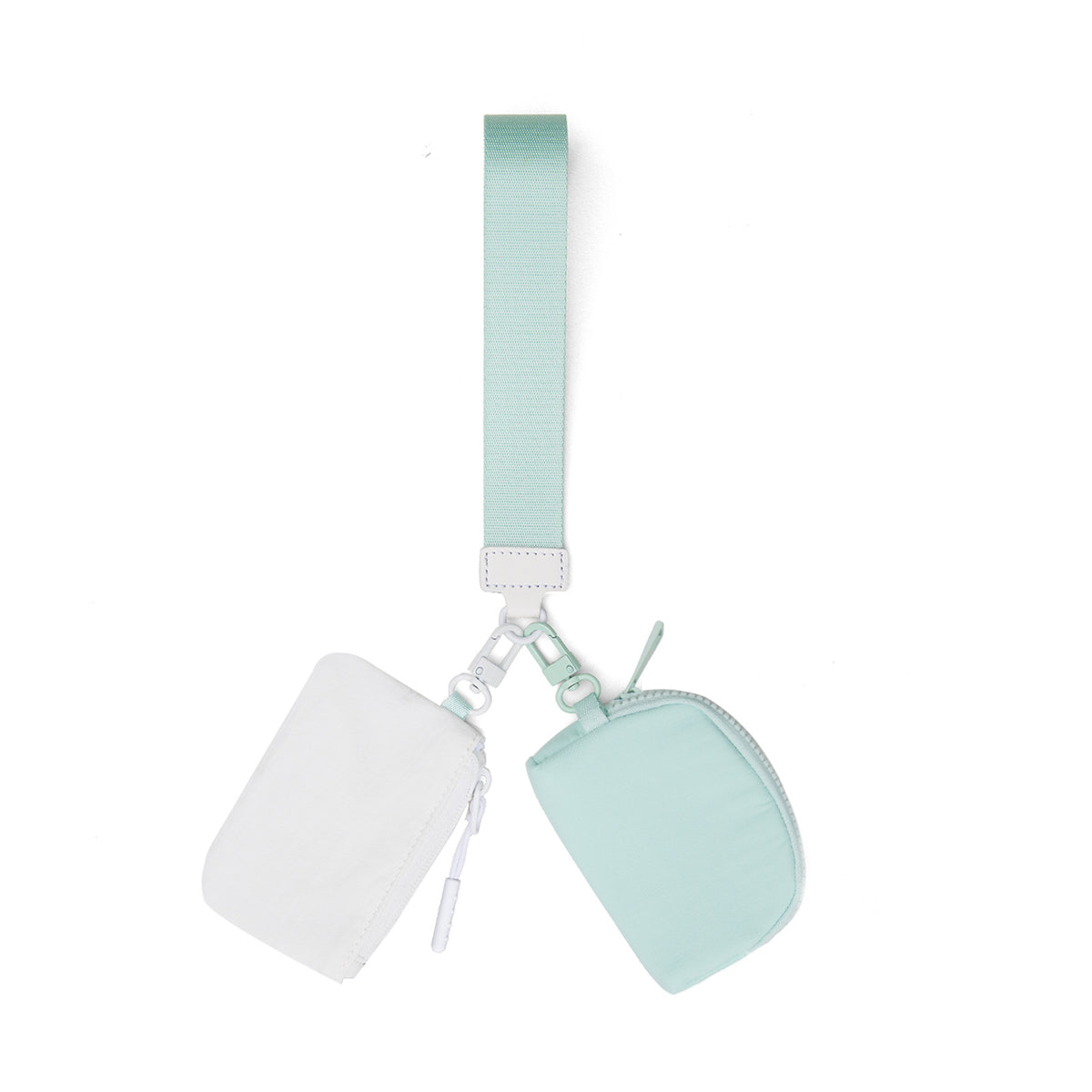 2025 New Lulu Same Style Wrist Bag Portable Lulu Card Bag Bank Card Mini Coin Cosmetics Bag Small Bag