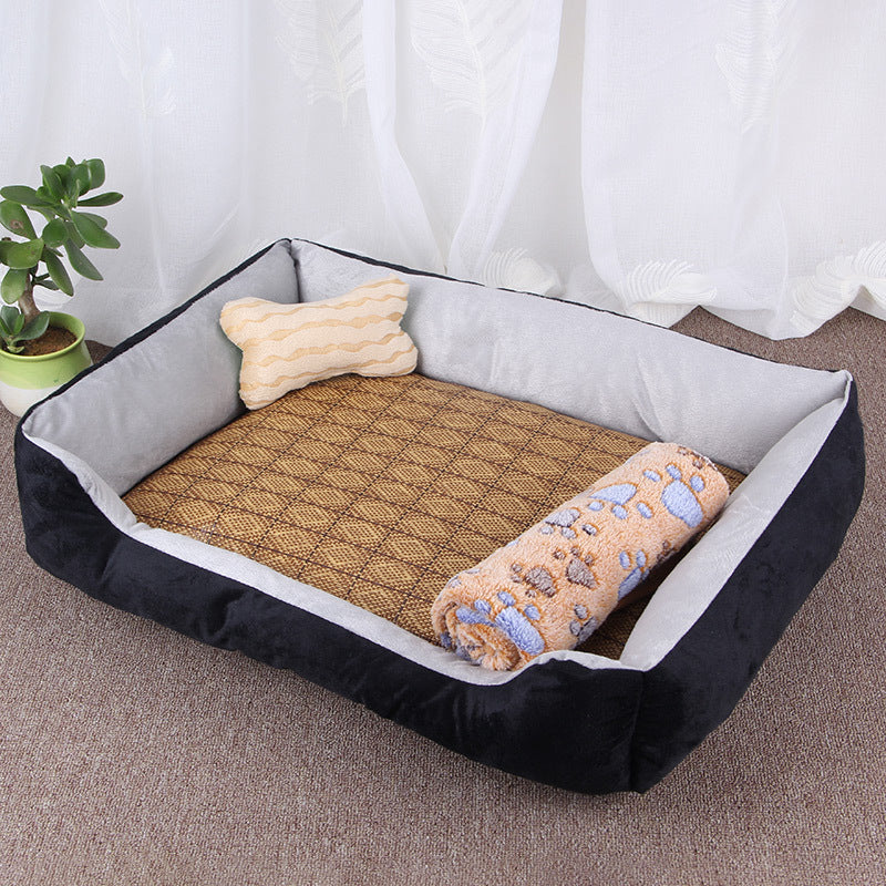 Factory spot dog kennel small, medium and large dog warm dog kennel Net Red pet kennel dog bed dog mat pet supplies wholesale