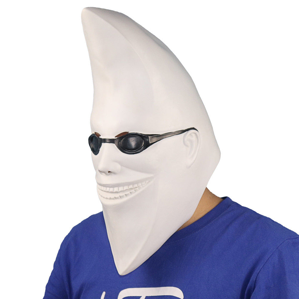 Moon Man with Eyes Handsome Headgear Men and Women Moon Man Mask Prom Party Funny Halloween Props