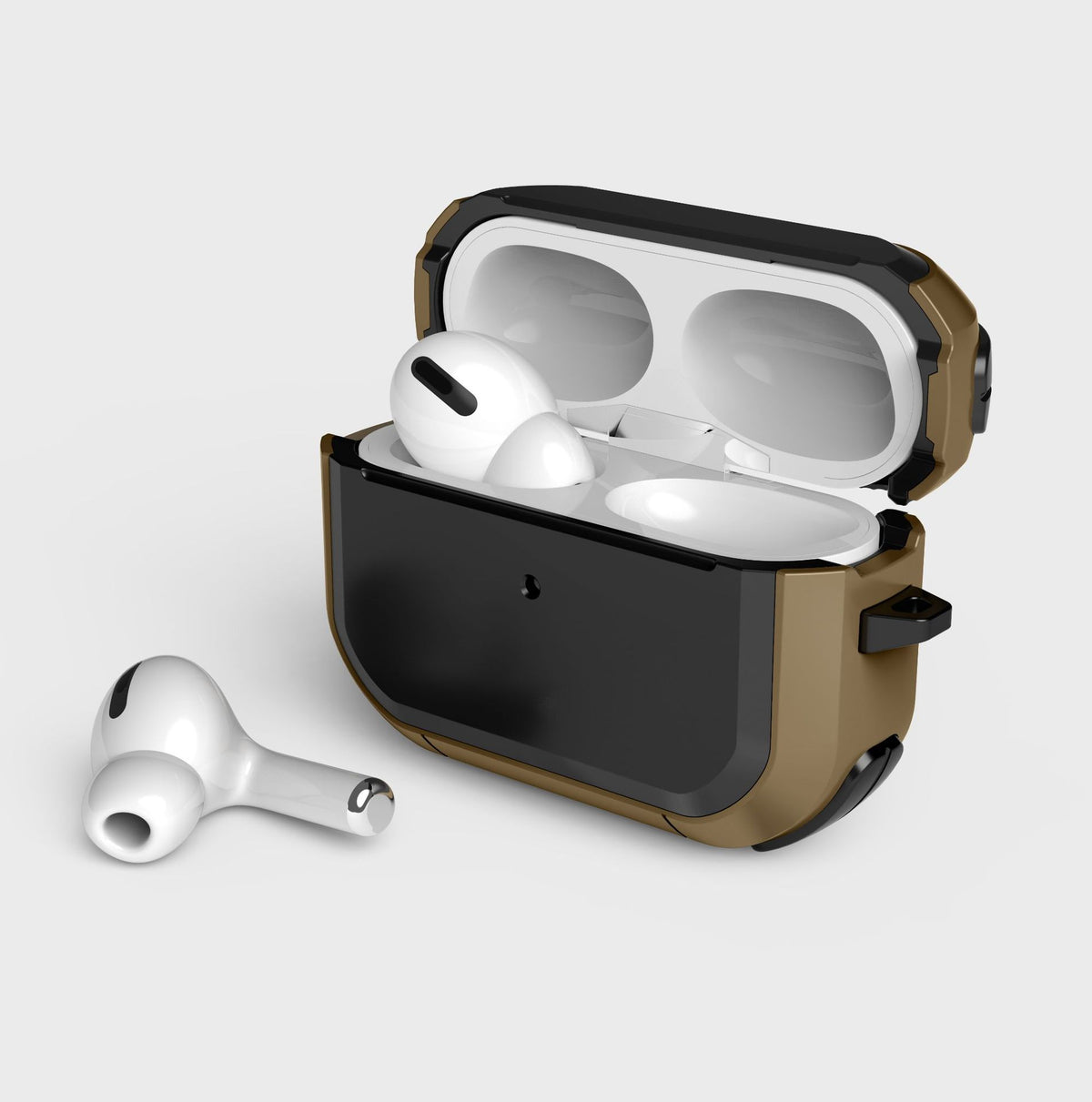 Suitable for AirPods 4 Apple Earphone Case, AirPods Pro 3 Thunder Armor Anti-Drop Earphone Cover, New Mecha Style