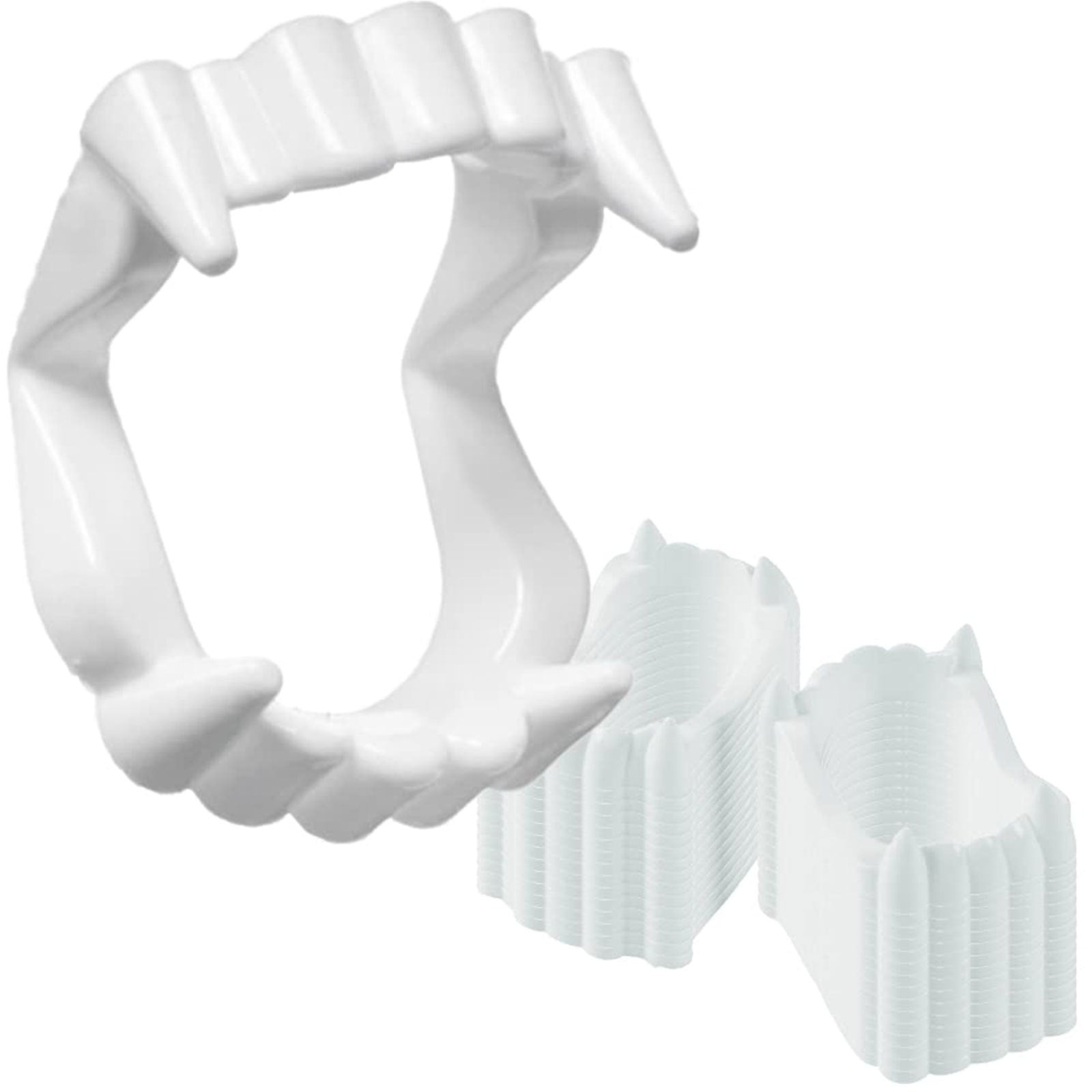 April Fool's Day whole body toy Halloween props supplies horror vampire luminous denture scare toy