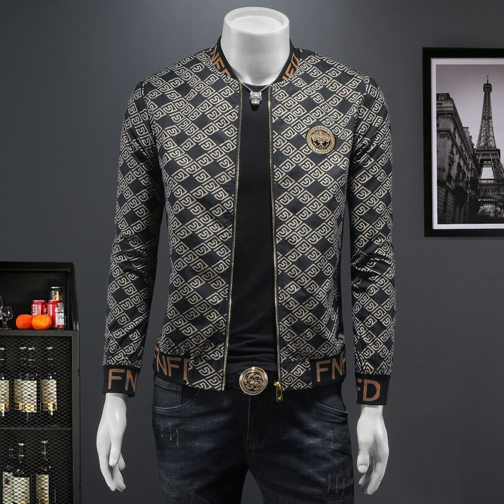 Men's New Autumn Fashion Trend Casual Versatile Men's Jacket Tops