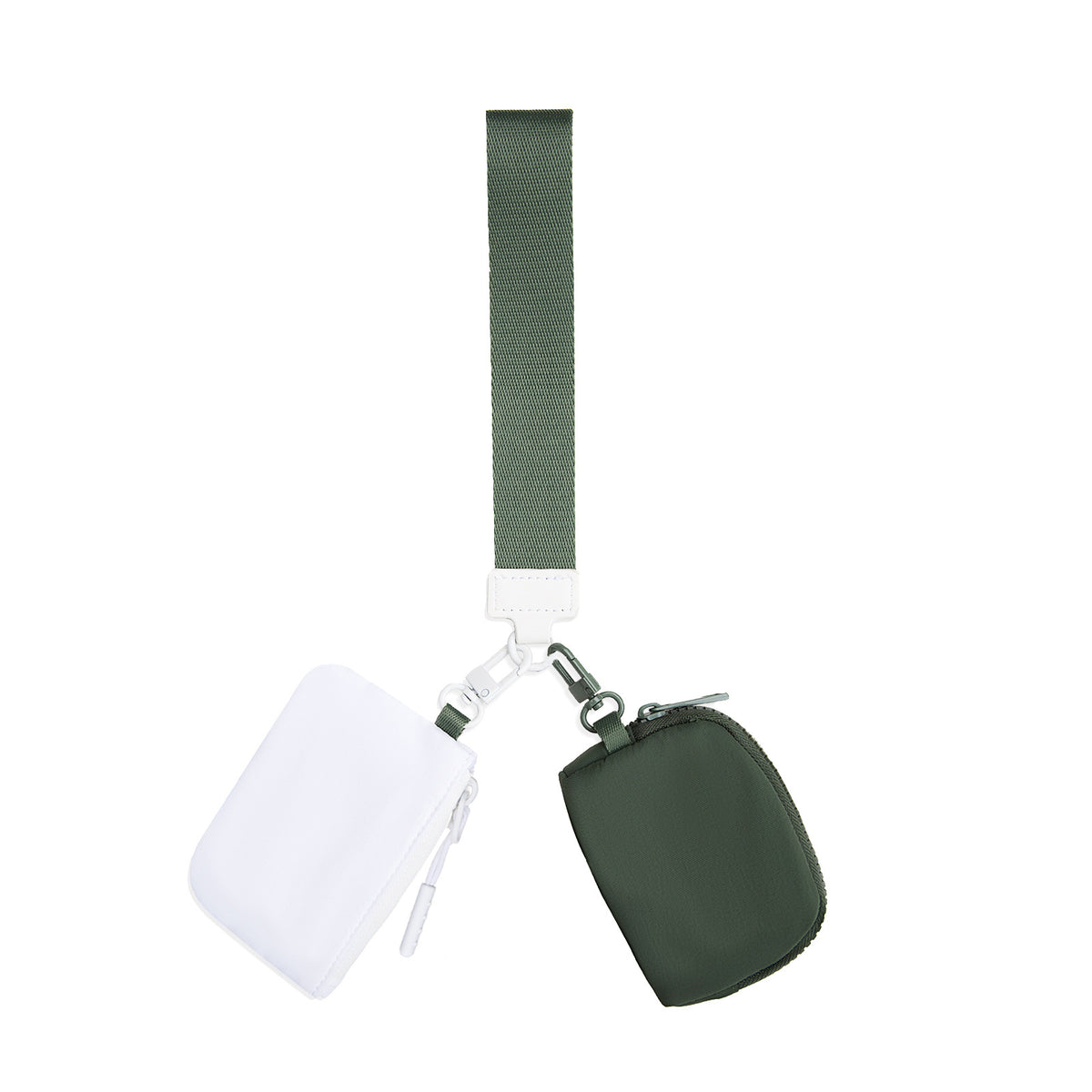 2025 New Lulu Same Style Wrist Bag Portable Lulu Card Bag Bank Card Mini Coin Cosmetics Bag Small Bag