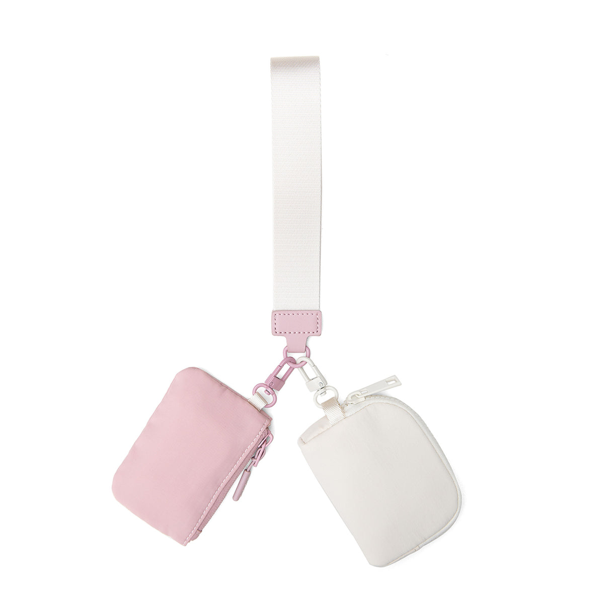 2025 New Lulu Same Style Wrist Bag Portable Lulu Card Bag Bank Card Mini Coin Cosmetics Bag Small Bag