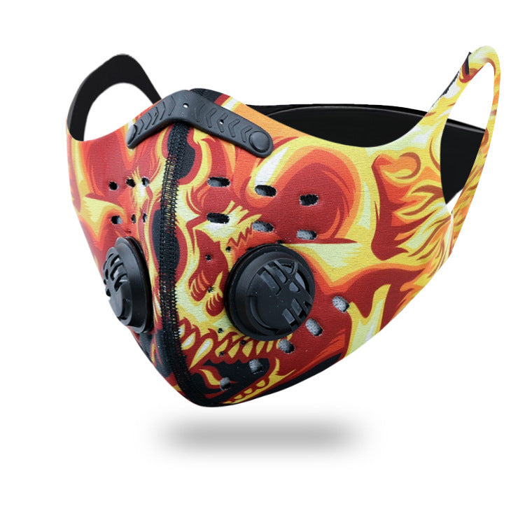 Windproof Dustproof Cycling Face Mask Unisex Bicycle Equipment Warm Running Breathable Activated Carbon Outdoor Sports Face Mask