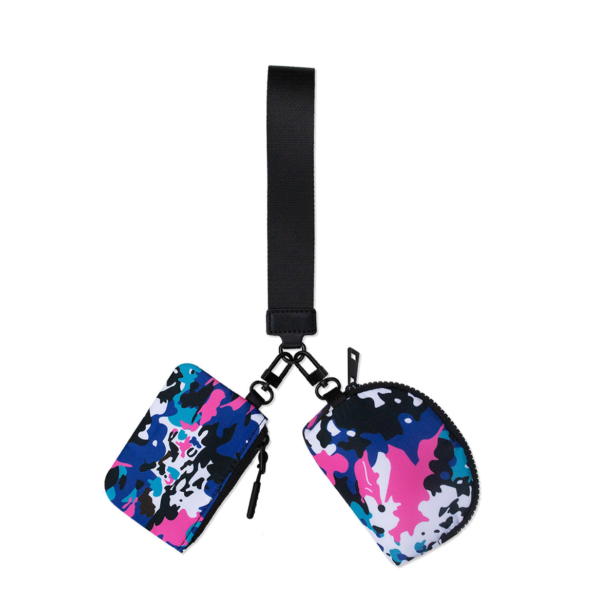 2025 New Lulu Same Style Wrist Bag Portable Lulu Card Bag Bank Card Mini Coin Cosmetics Bag Small Bag