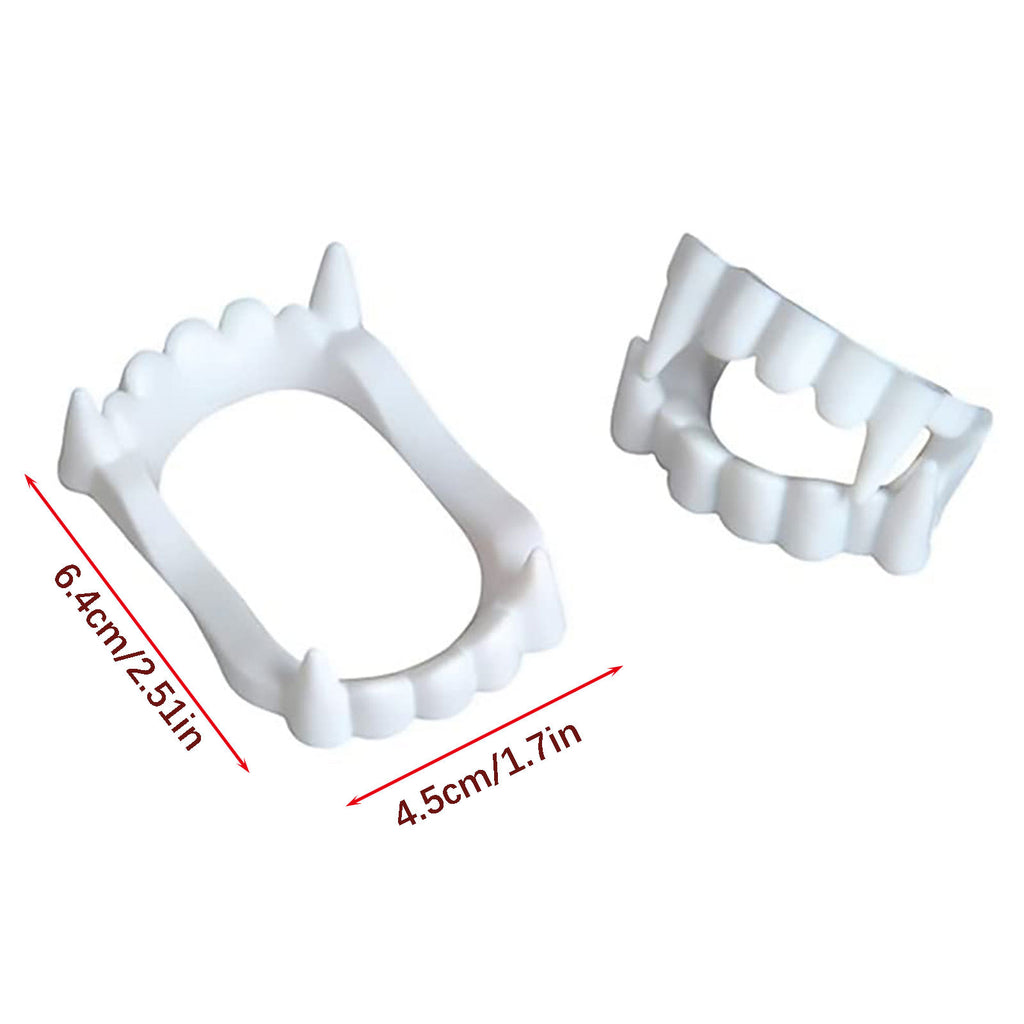April Fool's Day whole body toy Halloween props supplies horror vampire luminous denture scare toy