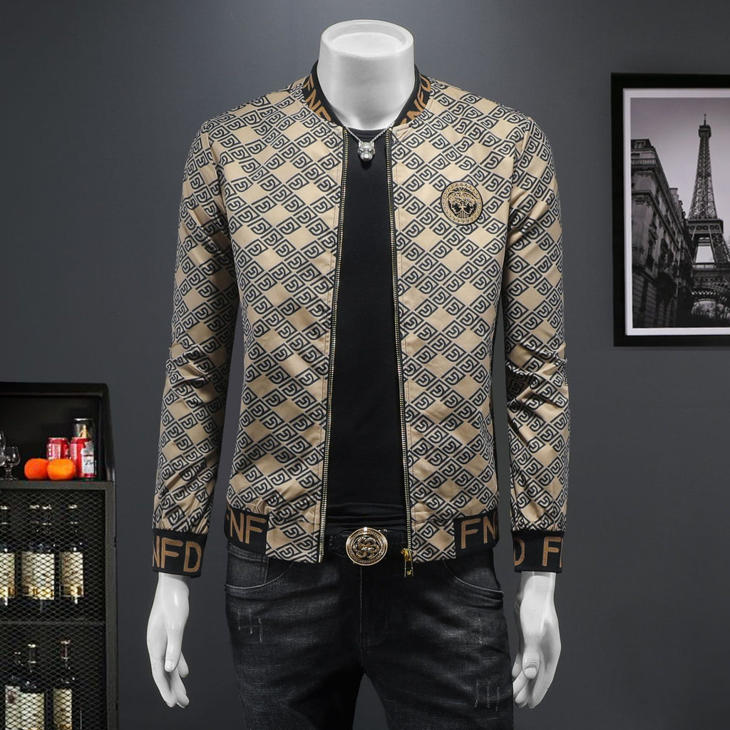 Men's New Autumn Fashion Trend Casual Versatile Men's Jacket Tops