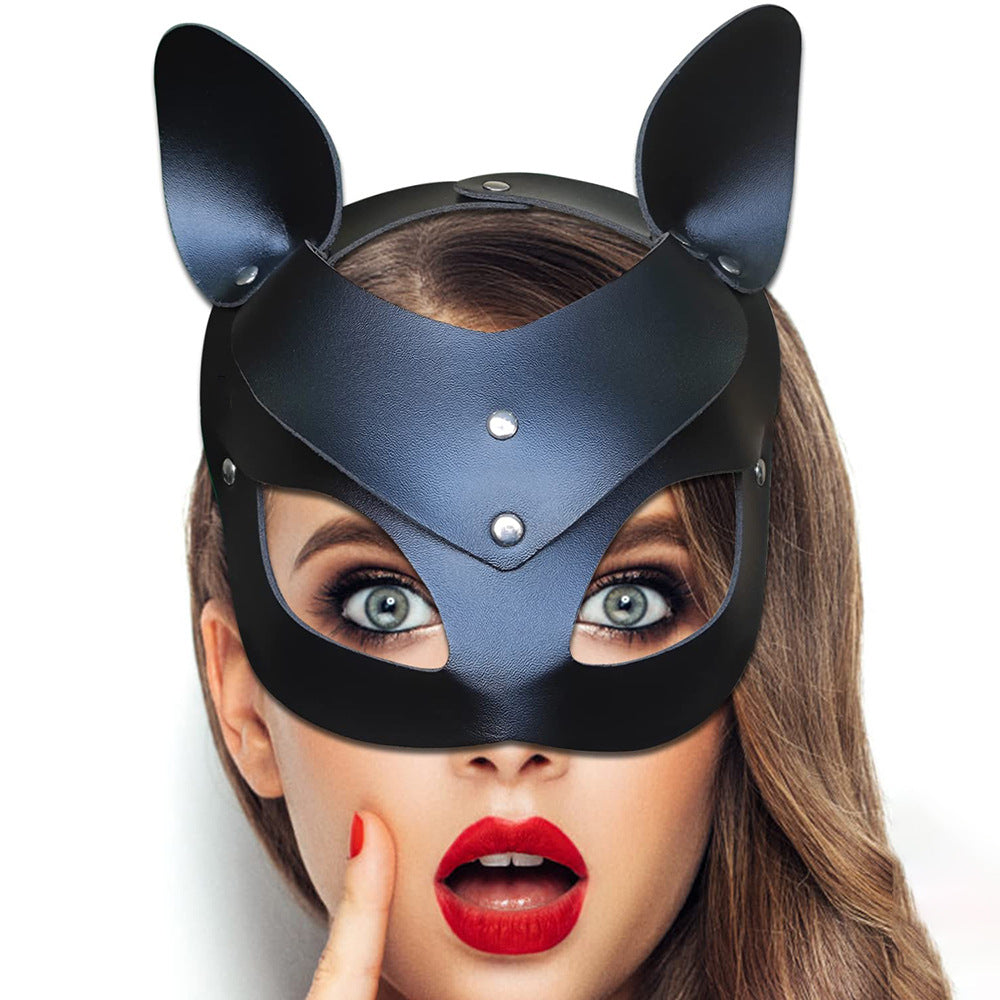 Fun headgear women's supplies sm props binding training mask hollow binding headgear spot wholesale