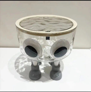 Water Ripple Bathroom Tissue with Lid Storage Box Desktop Hairpin Hairband Rubber Band Storage Fixing Box Transparent Acrylic