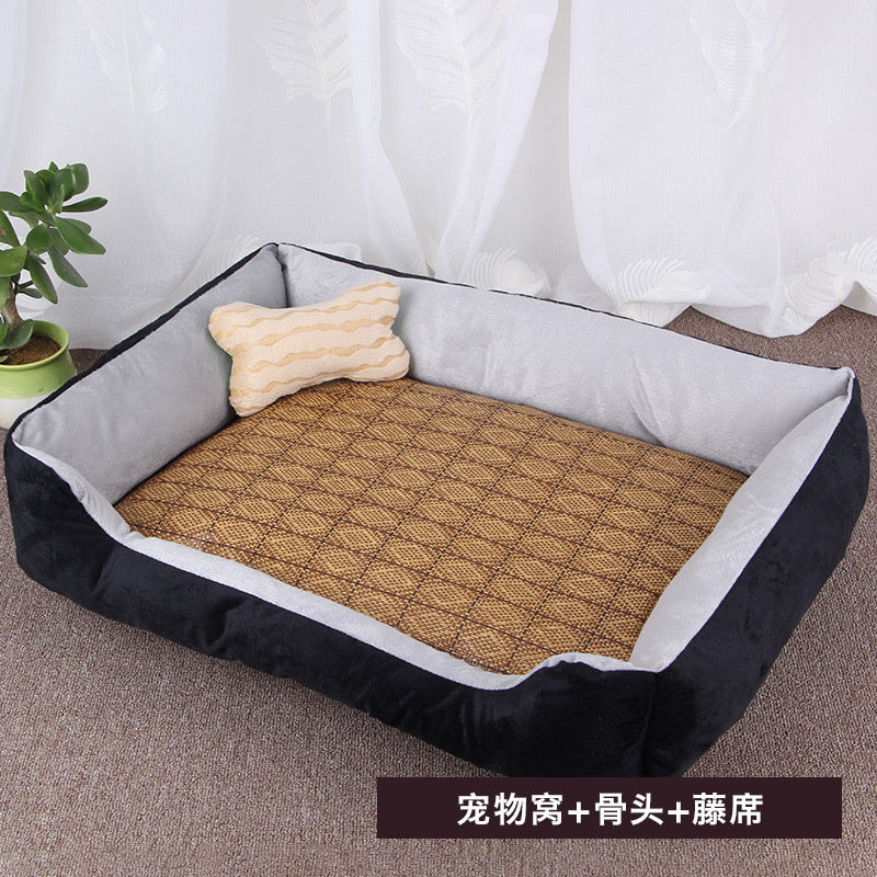 Factory spot dog kennel small, medium and large dog warm dog kennel Net Red pet kennel dog bed dog mat pet supplies wholesale