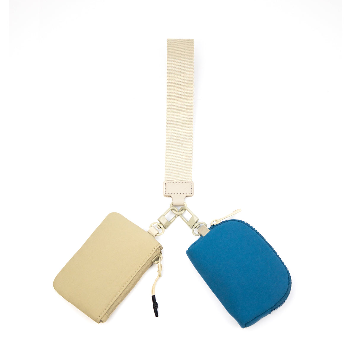 2025 New Lulu Same Style Wrist Bag Portable Lulu Card Bag Bank Card Mini Coin Cosmetics Bag Small Bag