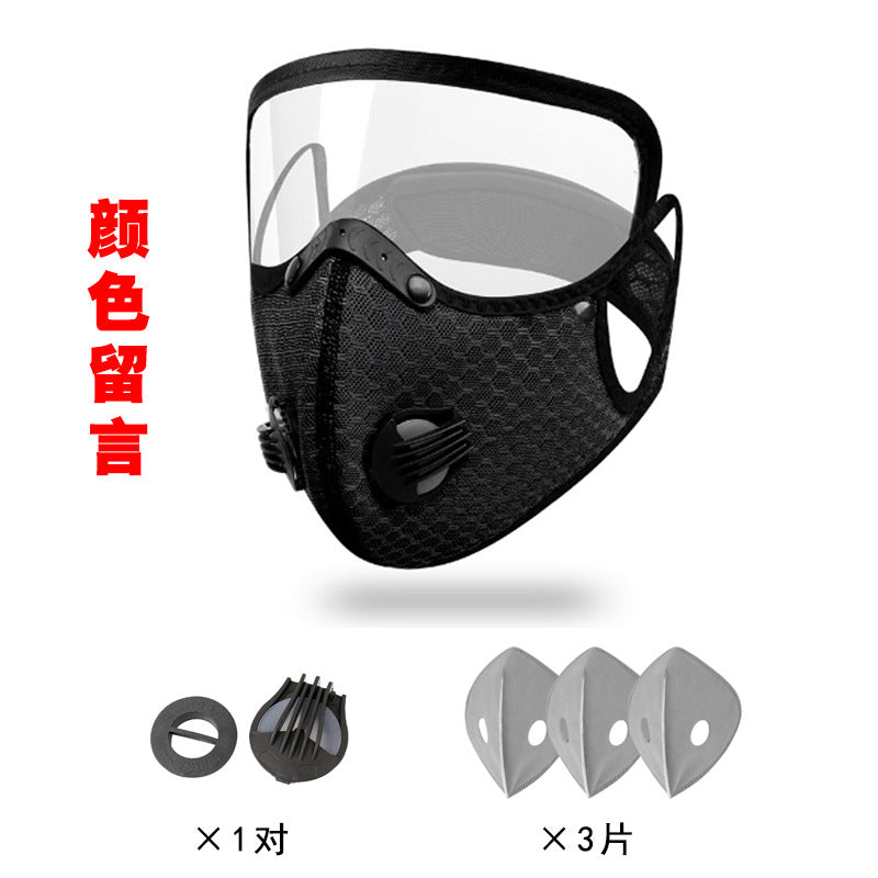 Windproof Dustproof Cycling Face Mask Unisex Bicycle Equipment Warm Running Breathable Activated Carbon Outdoor Sports Face Mask