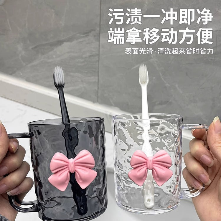 Light Luxury Simple Wash Cup Toothbrush Cup Couple's Set Mouthwash Cup Household Brush Cup Tooth Cage Children's Dental Cup