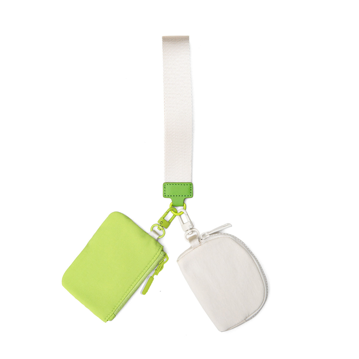 2025 New Lulu Same Style Wrist Bag Portable Lulu Card Bag Bank Card Mini Coin Cosmetics Bag Small Bag